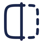 Mirror Left SVG Icon